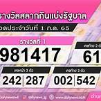 ตรวจลอตเตอรี่ 1กรกฎาคม 2565
